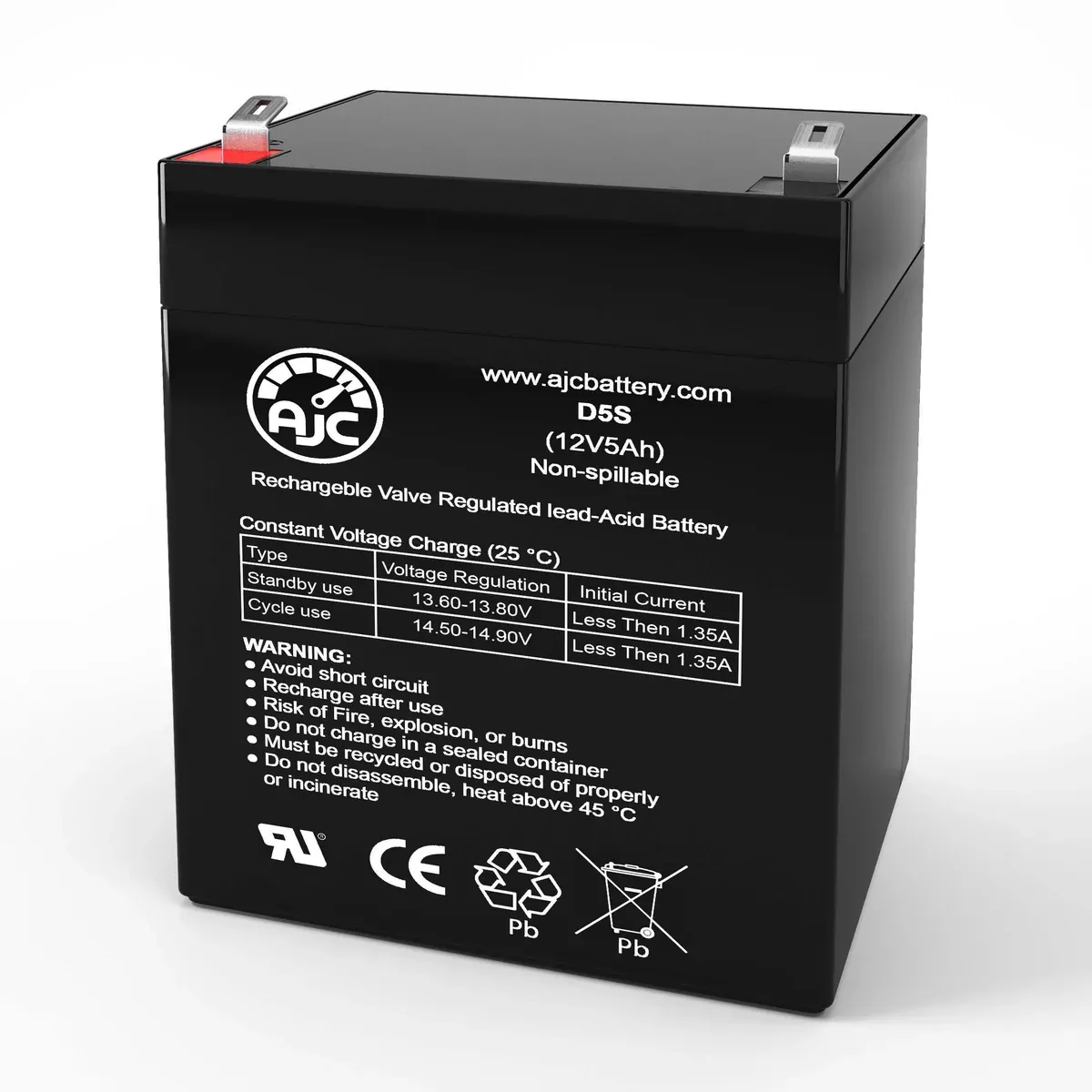AJC Battery Compatible with Freedom 803 12V 5Ah Electric Scooter Battery