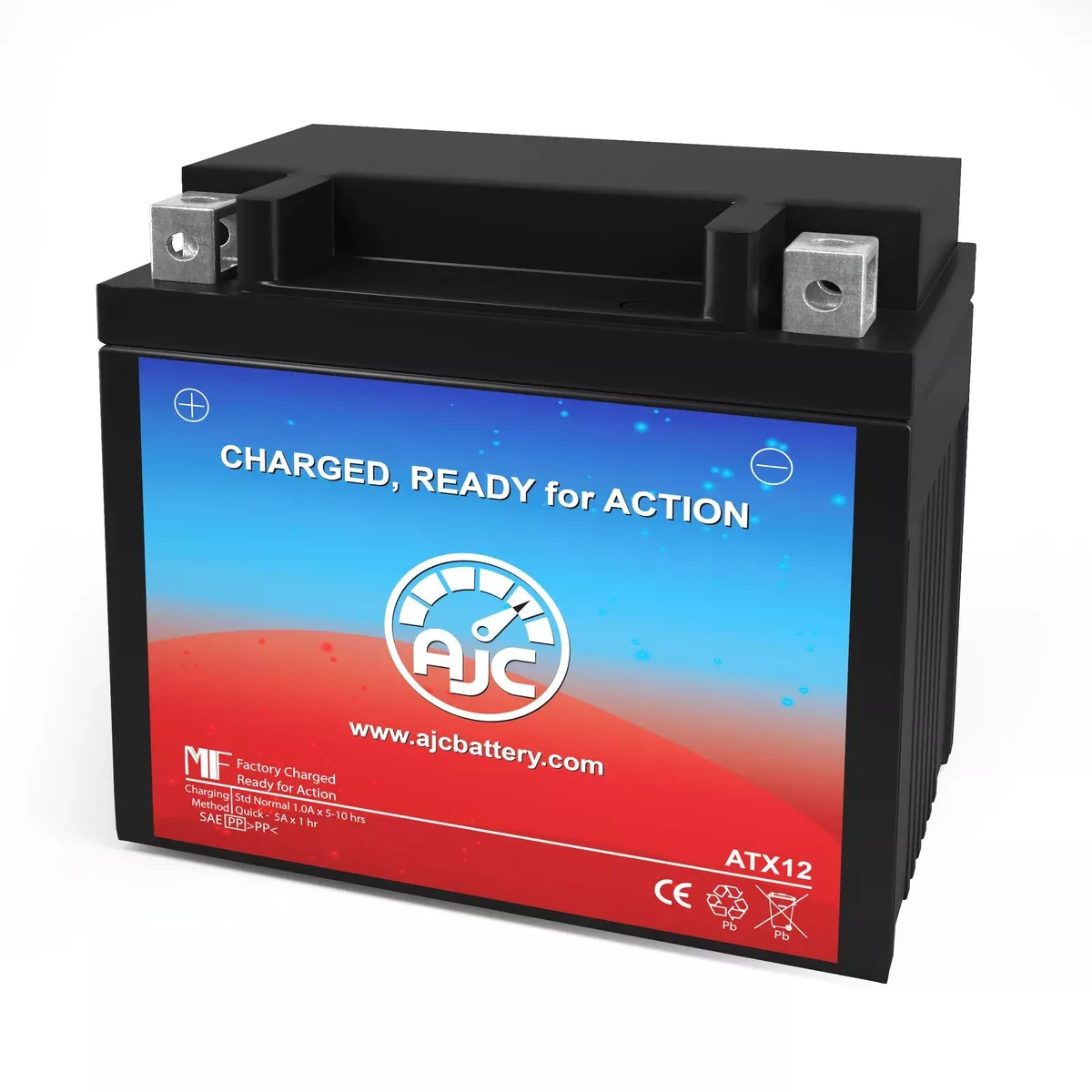 AJC Battery Compatible with Kymco Downtown 300i 300CC Scooter and Moped Battery