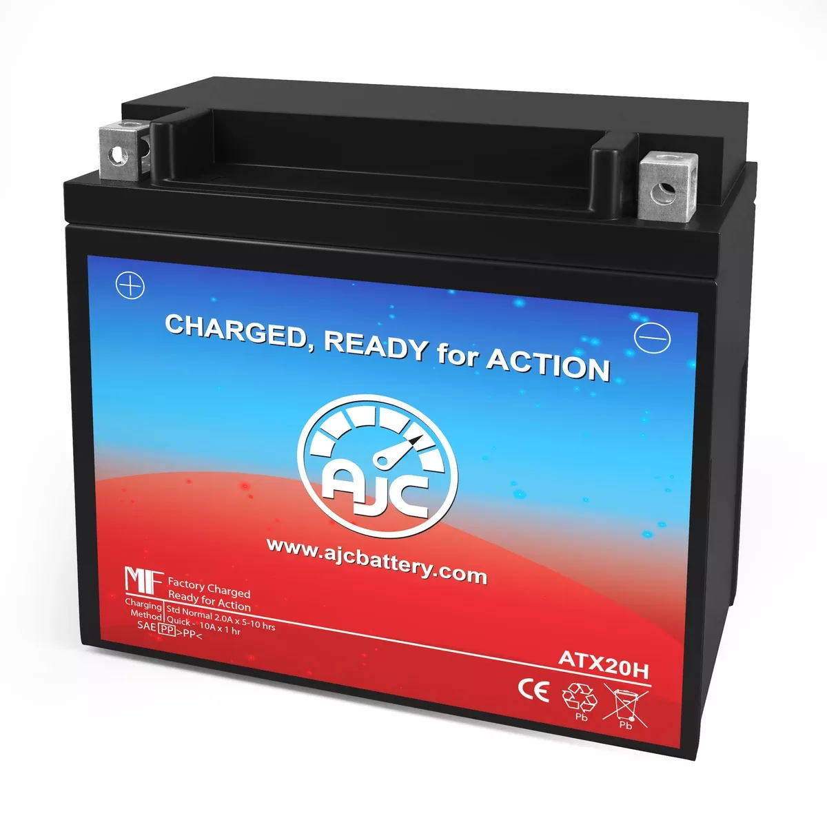 AJC Battery Compatible with Power Source WPX20-BS Upgrade Powersports Battery