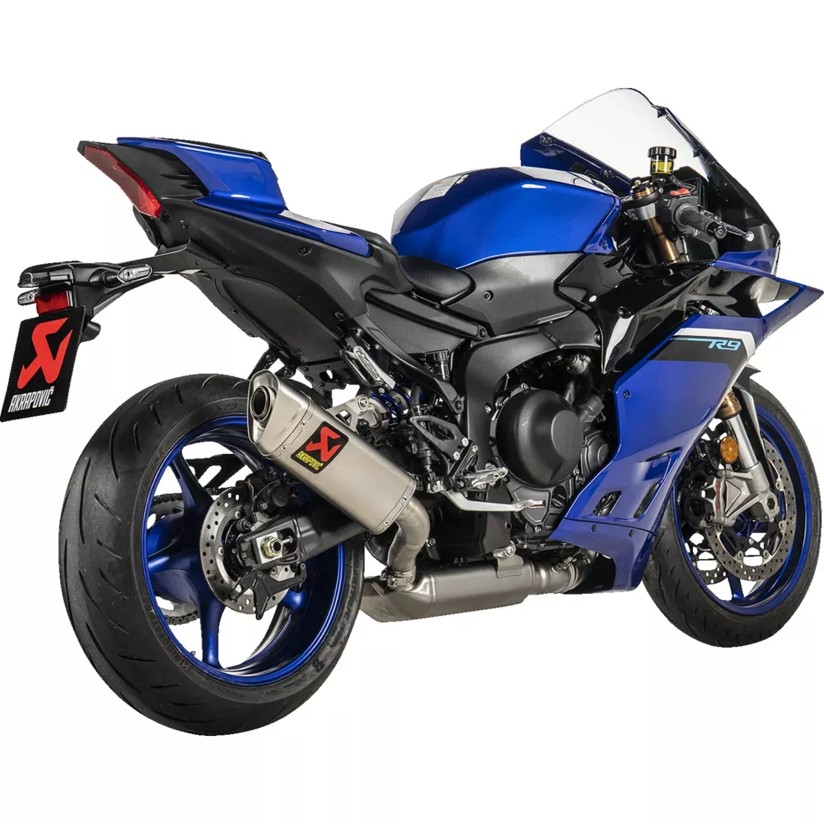 AKRAPOVIC 1810-3236 S-Y9R17-HAPT Racing Line Exhaust System titanium - yamaha r9