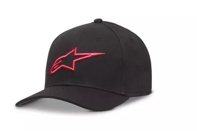 Alpinestars Ageless Black Red Curve Hat