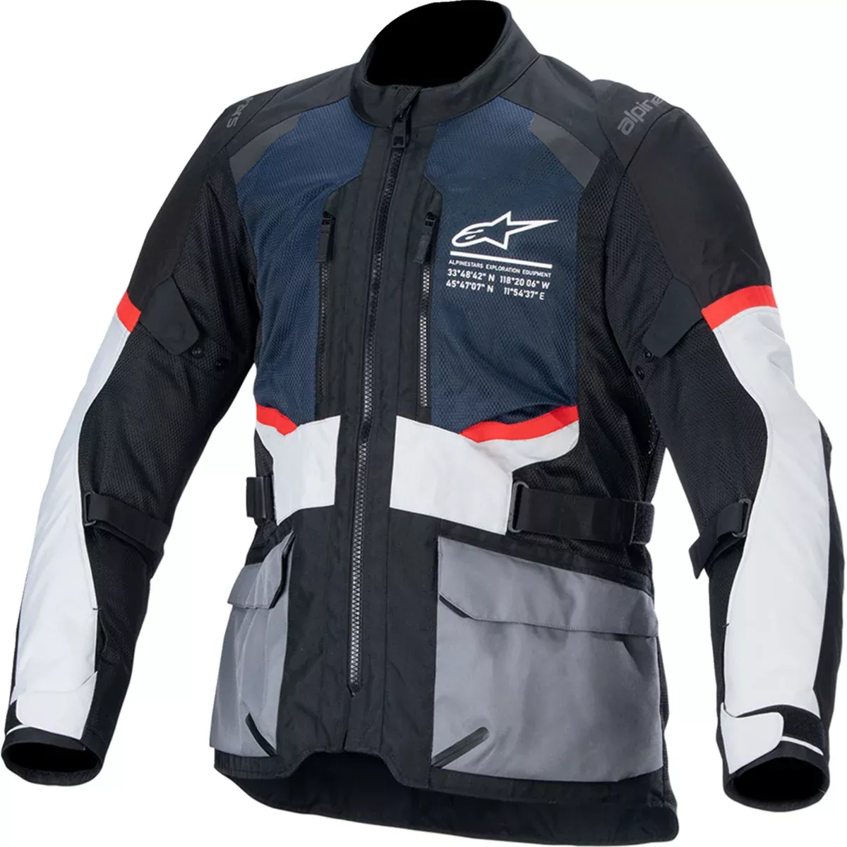 ALPINESTARS Andes Air Drystar Jacket Deep – Blue/Black/Ice Gray