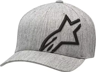 Alpinestars Corporate Shift 2 Grey Heather Black Curved Hat