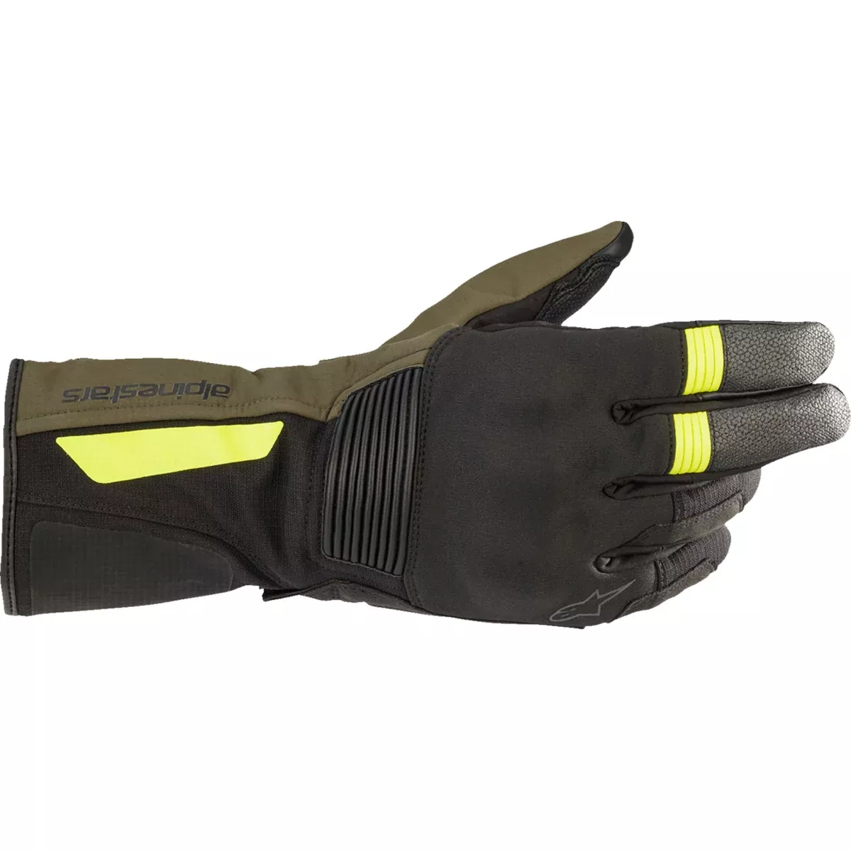 ALPINESTARS Denali Aerogel Drystar Gloves Black – Forest/Fluo Yellow