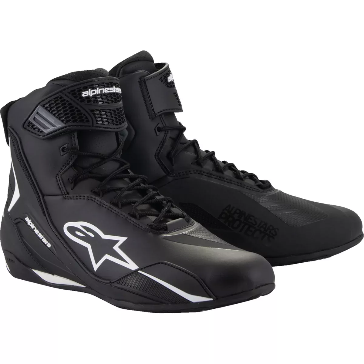 ALPINESTARS Faster-4 Shoes Black/White – US