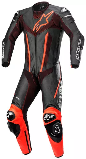 Alpinestars Fusion Black Red Fluo Suit