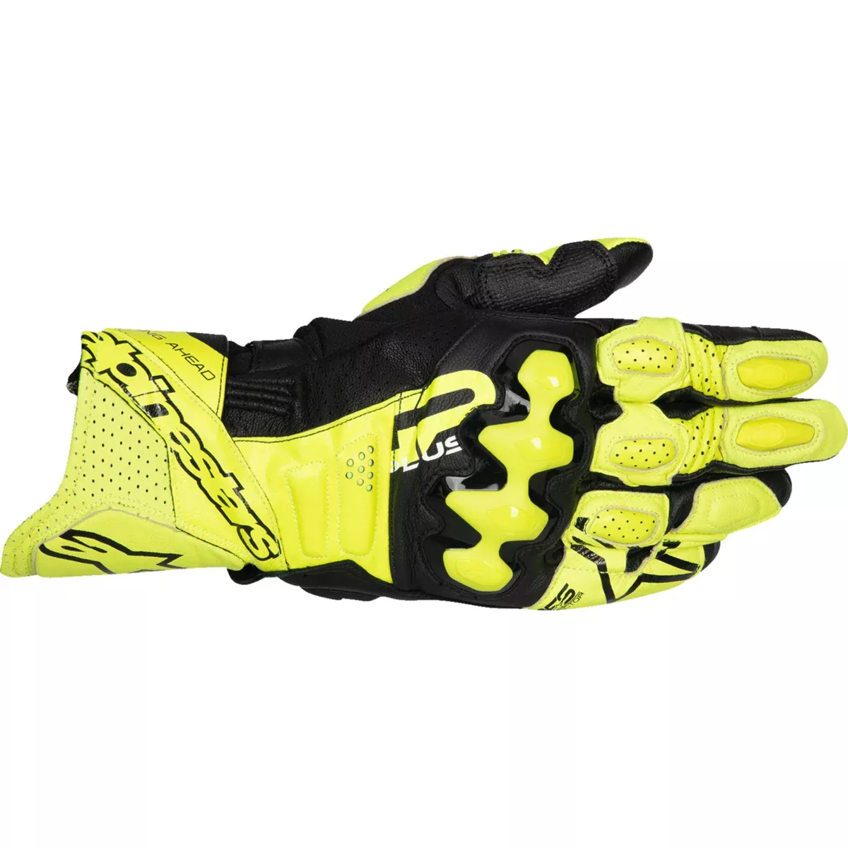 ALPINESTARS GP Plus R V3 Leather Gloves Fluo – Yellow/Black