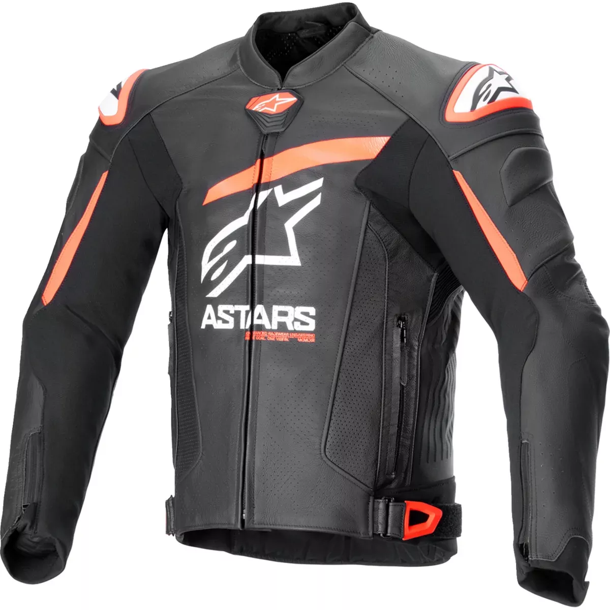 ALPINESTARS GP Plus R v4 Airflow Leather Jacket Black/Red – Fluo/White US / EU