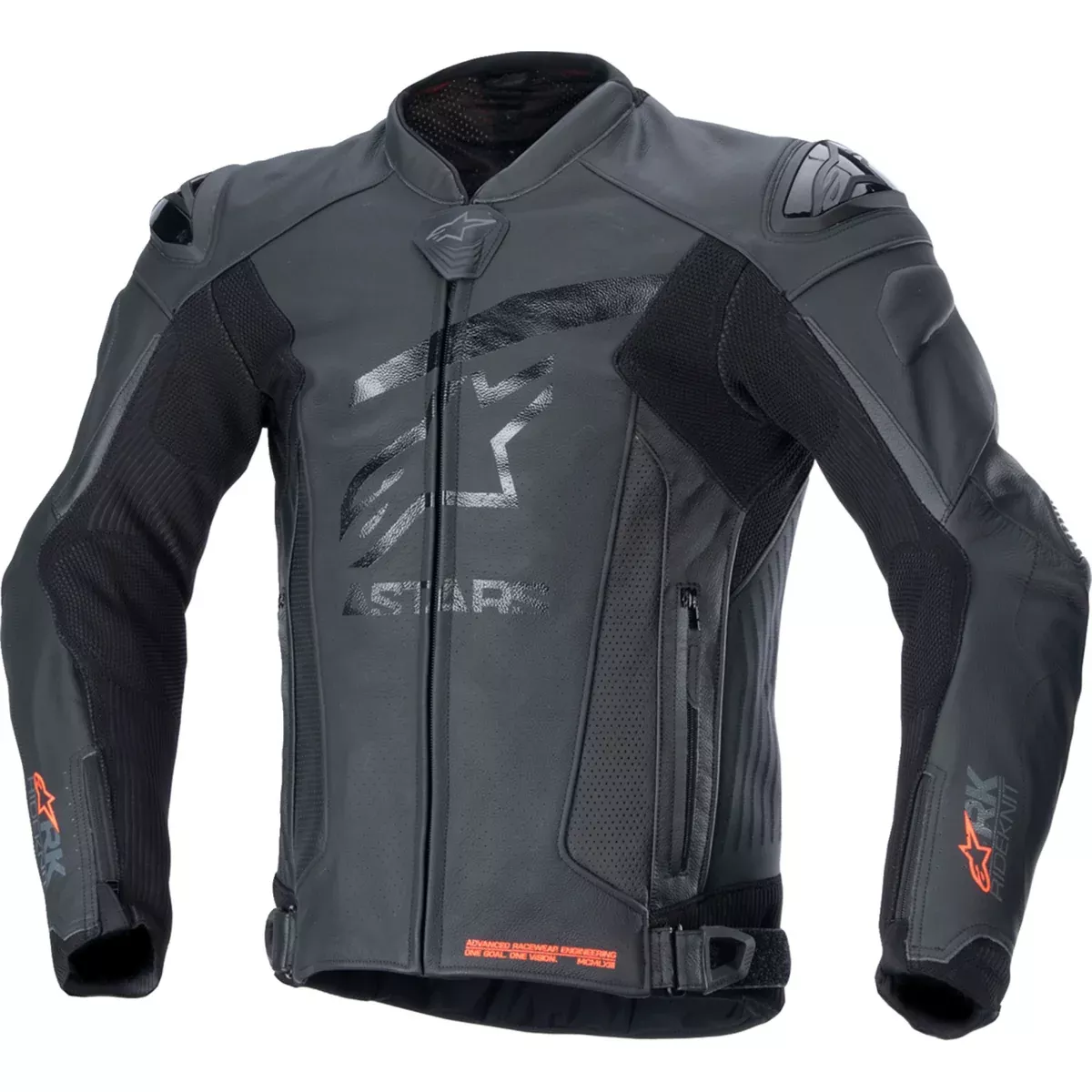 ALPINESTARS GP Plus R v4 Rideknit Leather Jacket Black/Black - US / EU