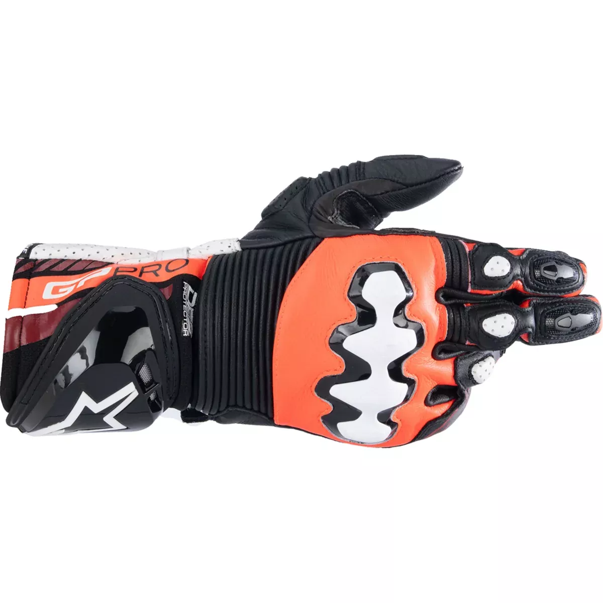 ALPINESTARS GP Pro R4 Gloves Black/Fluo – Red/White