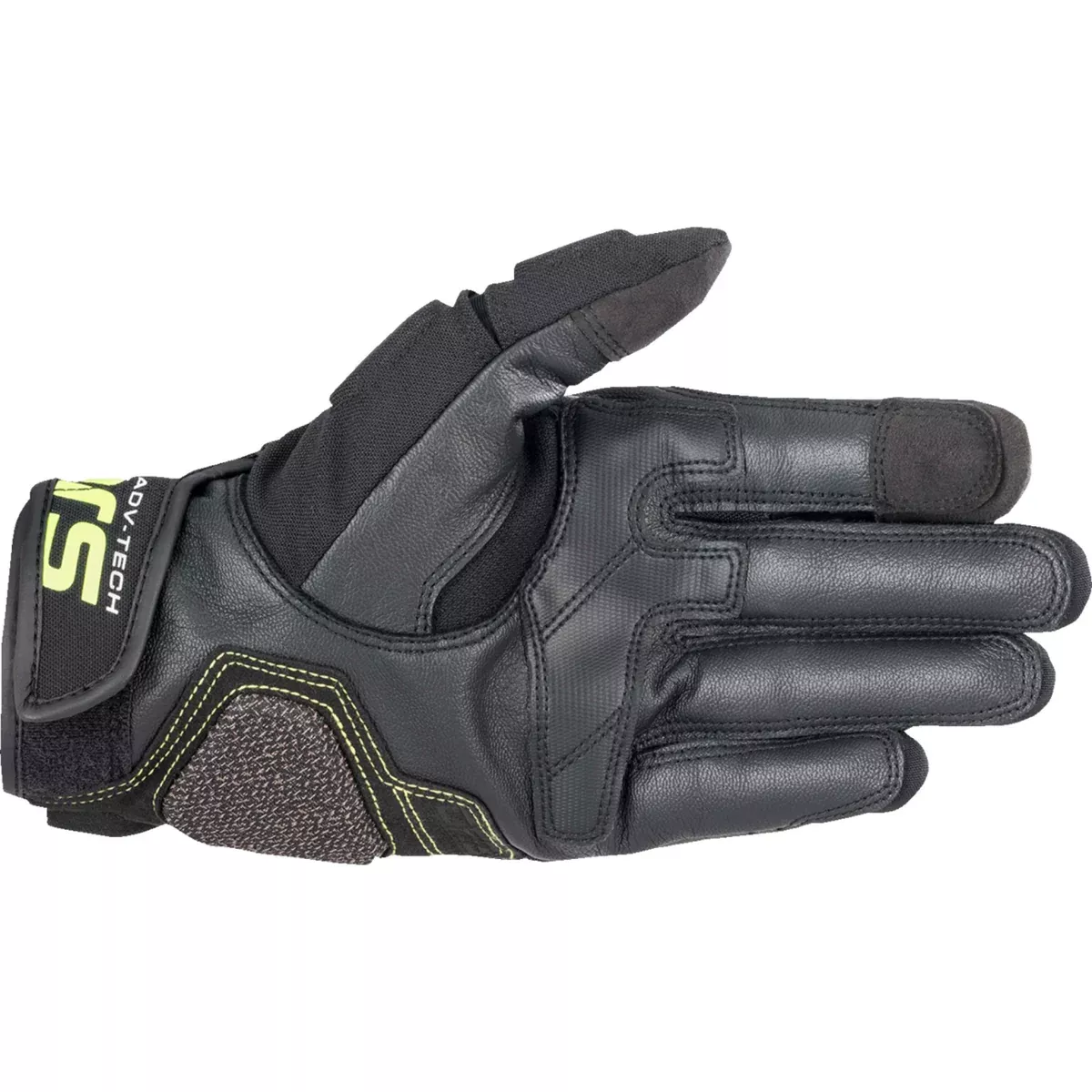 ALPINESTARS Halo Leather Gloves Forest – Black/Fluo Yellow