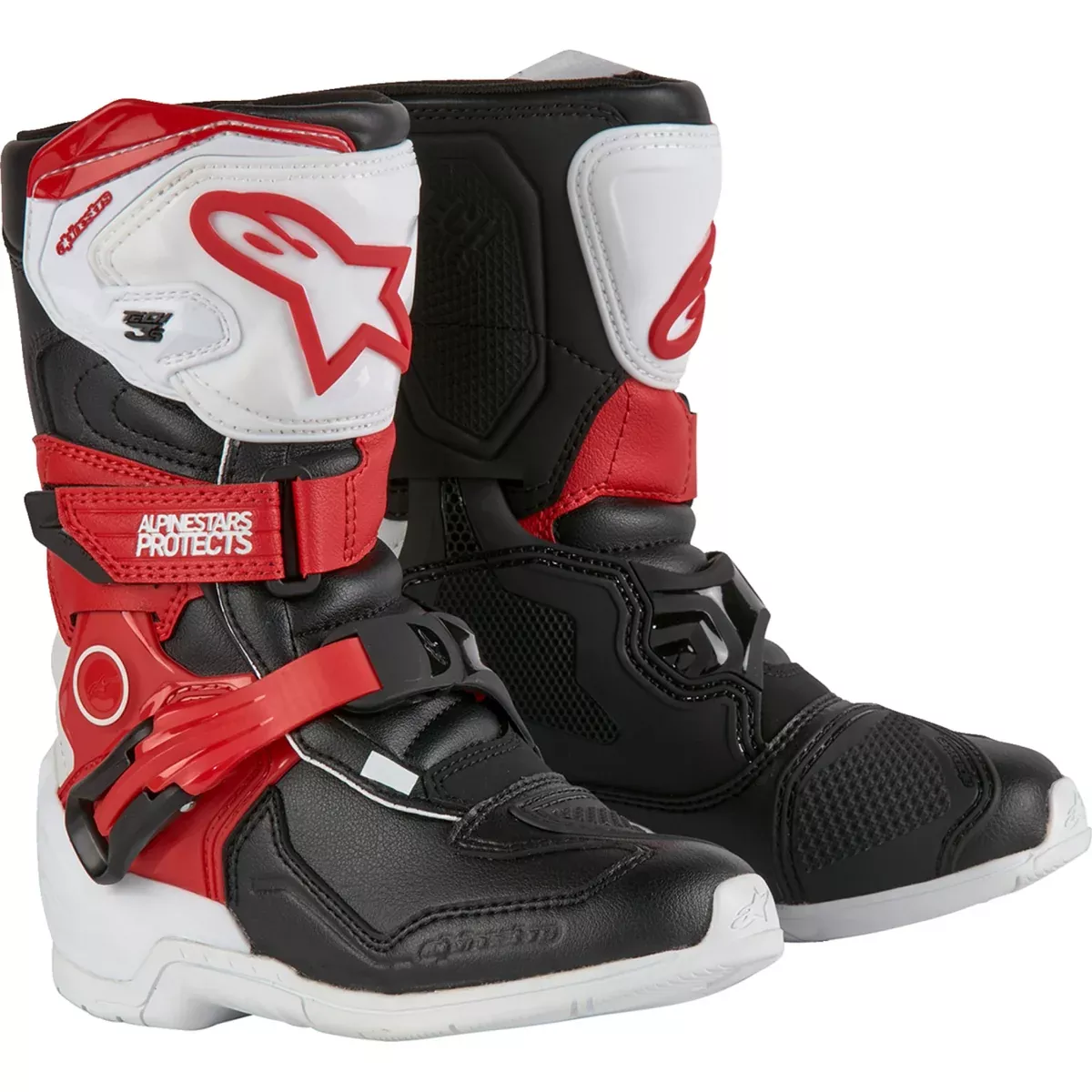 ALPINESTARS Kids Tech 3S Boots Red/Black/White – US