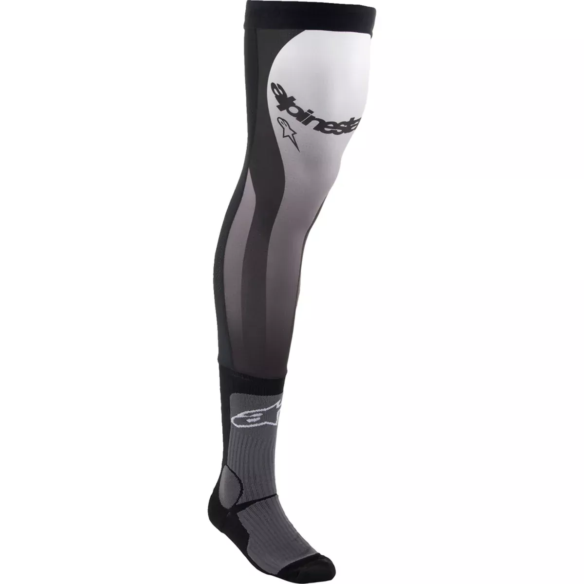 ALPINESTARS Knee Brace Socks Black/White