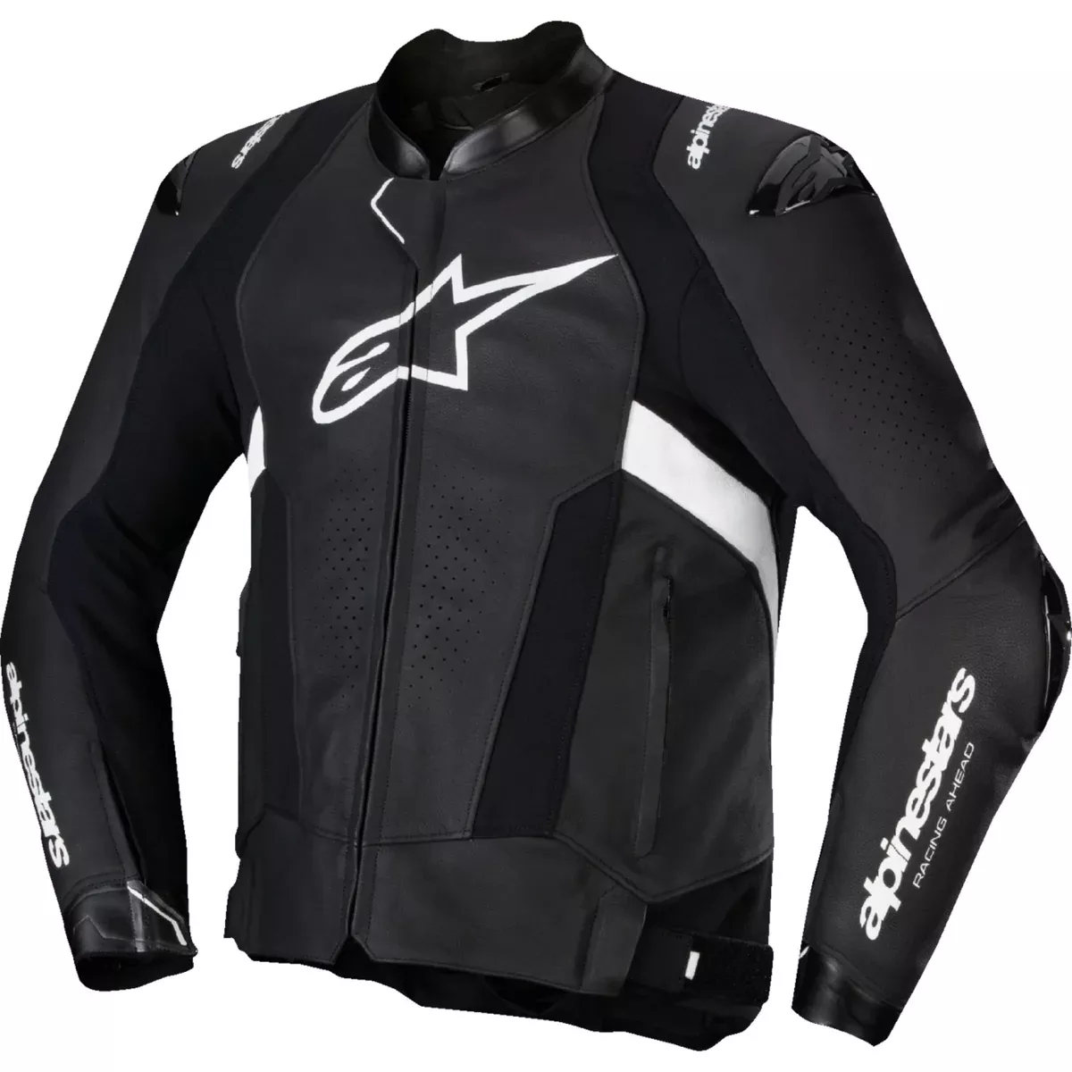 ALPINESTARS Missile v3 Leather Jacket Black/White - US / EU