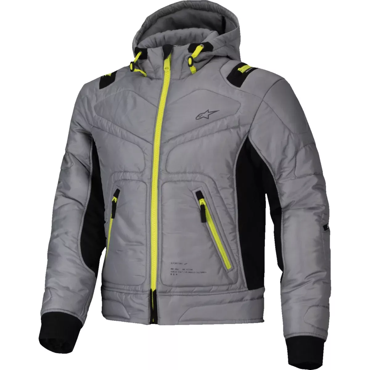 ALPINESTARS Mohobbs WP Jacket Lunar - Gray/Lime Punch