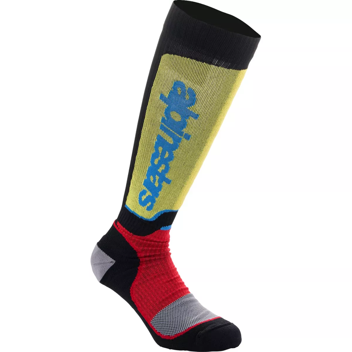 ALPINESTARS MX Plus Socks Black/Red/Yellow/Blue