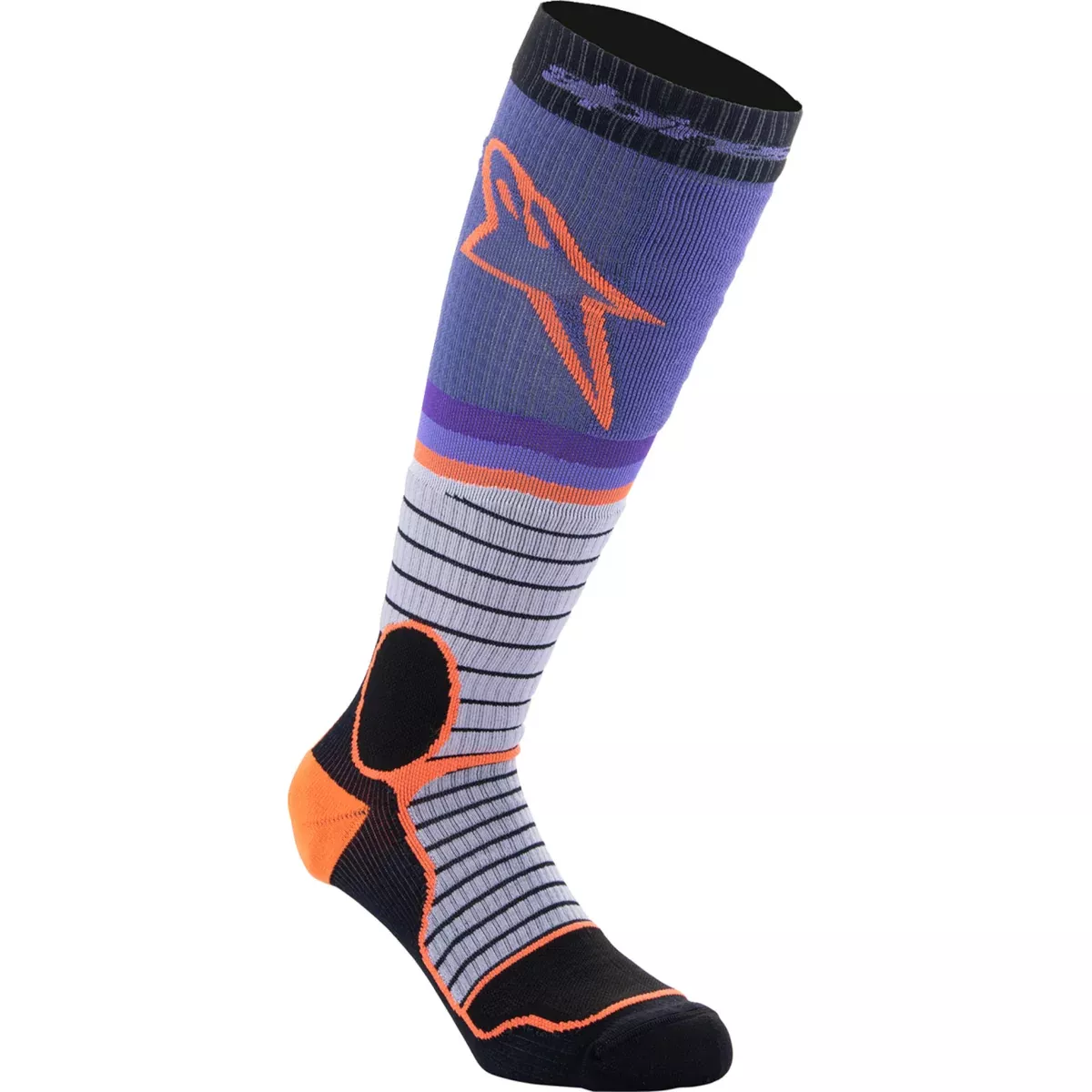 ALPINESTARS MX Pro Socks Black/Gray/Purple/Orange
