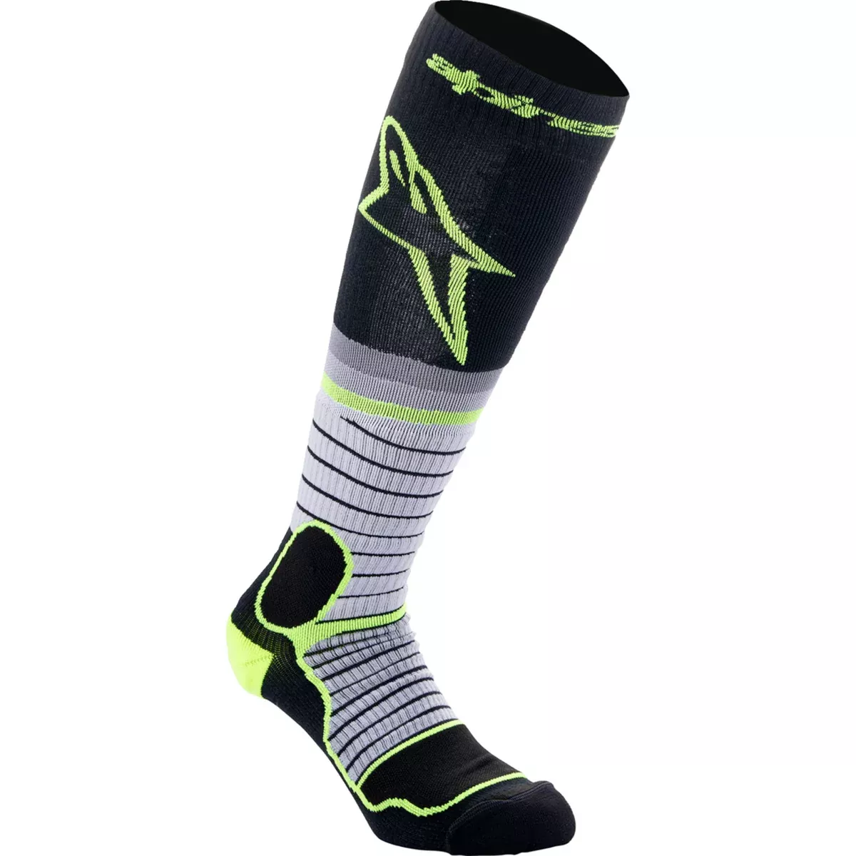 ALPINESTARS MX Pro Socks Black/Gray/Yellow