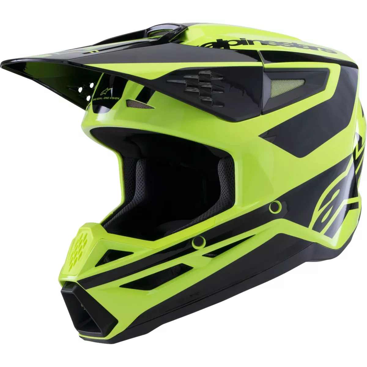 ALPINESTARS SM3 Heat Helmet – Gloss Yellow Fluo/Black