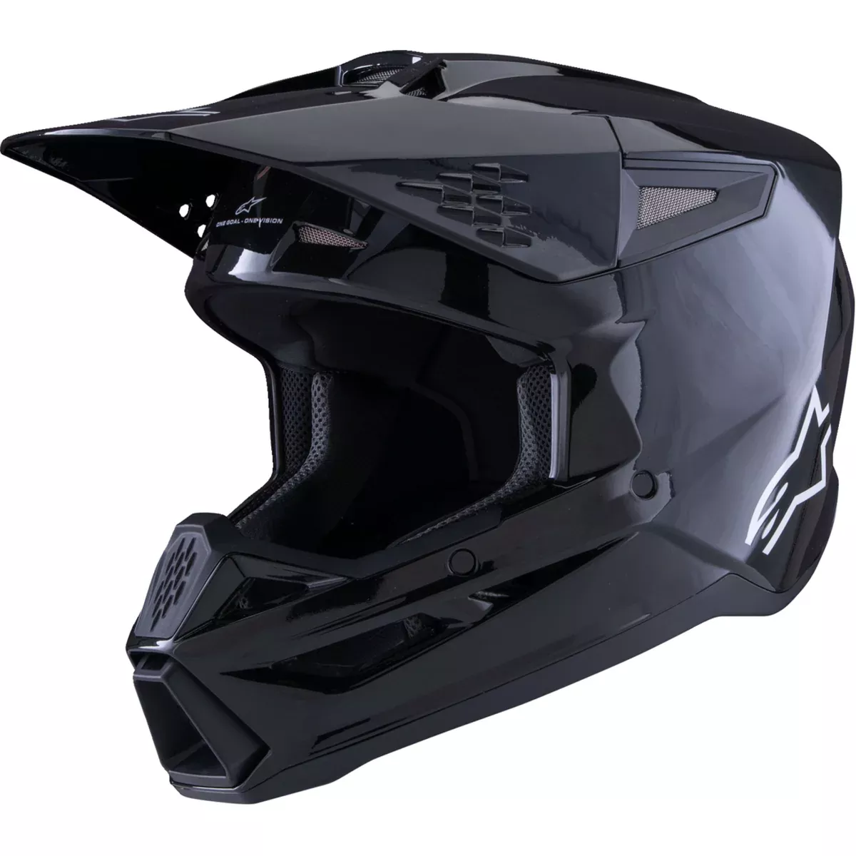 ALPINESTARS SM3 Solid Helmet – Gloss Black