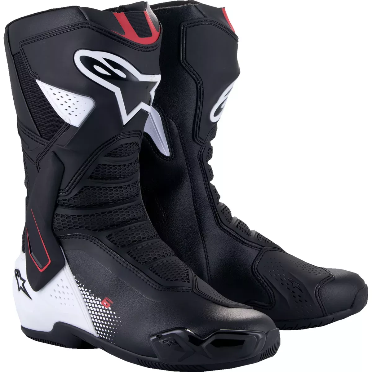 ALPINESTARS SMX-6 V3 Boots Black/White/Red – Graphic US
