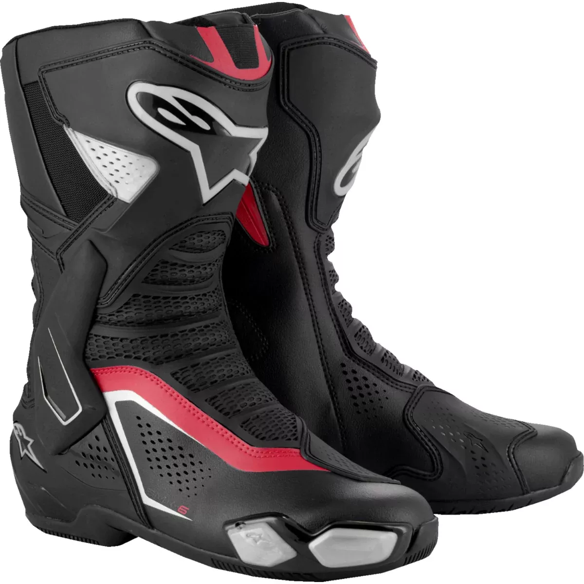 ALPINESTARS SMX-6 V3 Vented Boots Black/Silver/Red - US