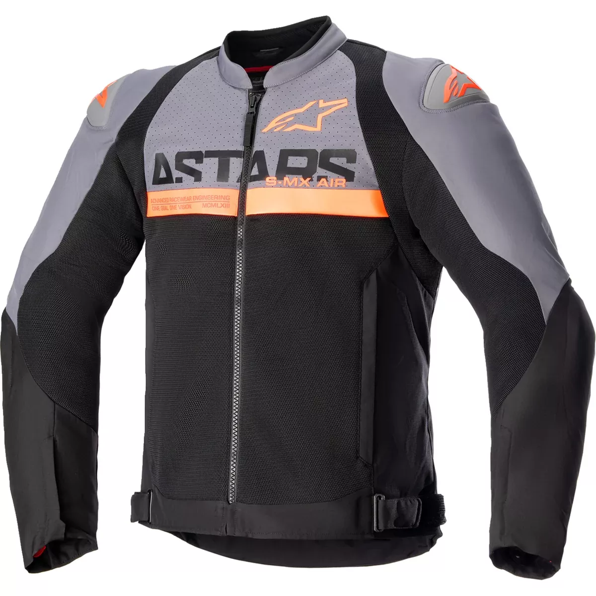 ALPINESTARS SMX Air Jacket Dark – Gray/Black/Orange Fluo