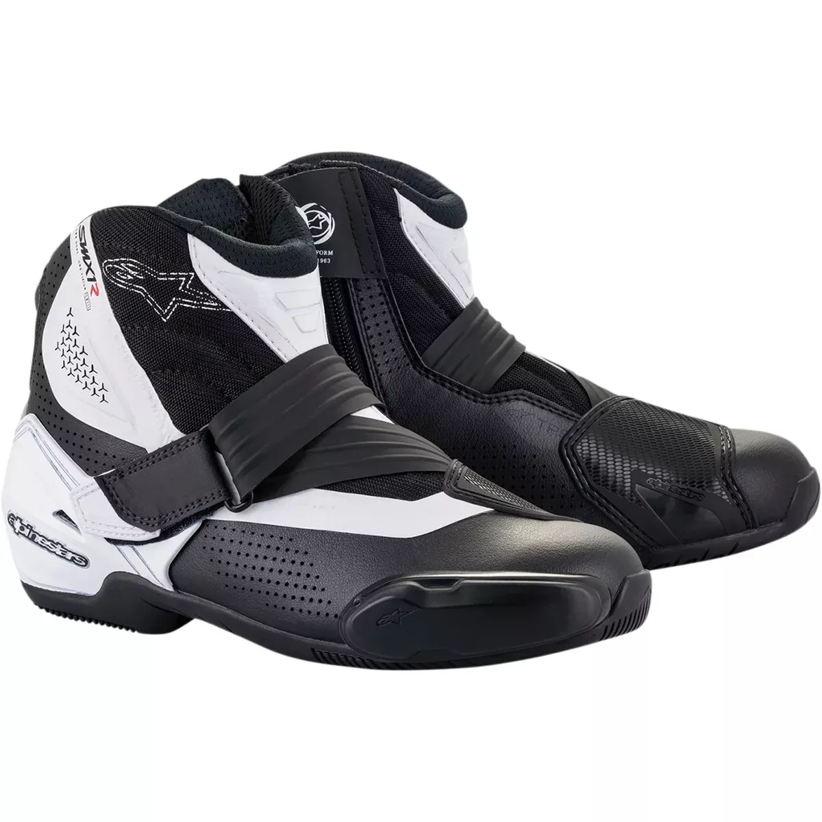 ALPINESTARS SMX1-R V2 Vented Boots Black/White - US / EU