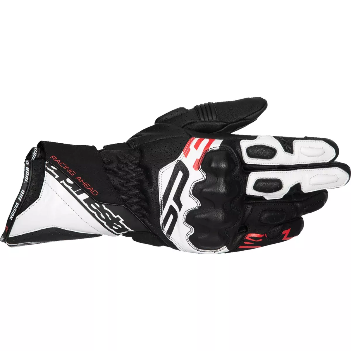 ALPINESTARS SP-3 Gloves Black/White/Fluo - Red