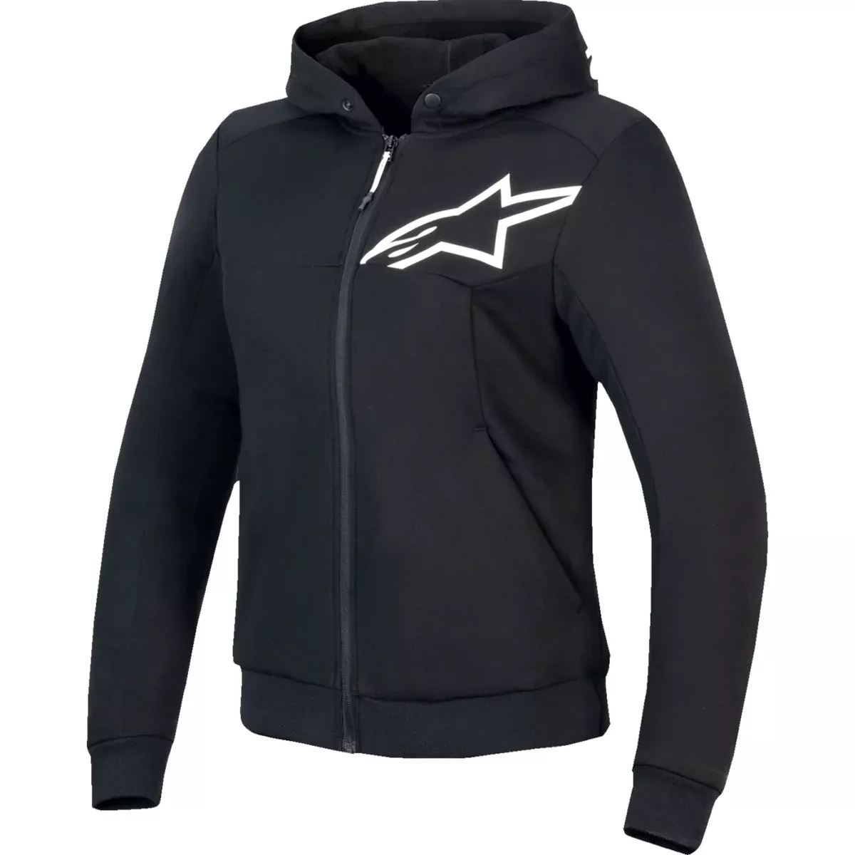 ALPINESTARS Stella Chrome v2 Sport Hoodie Black/White