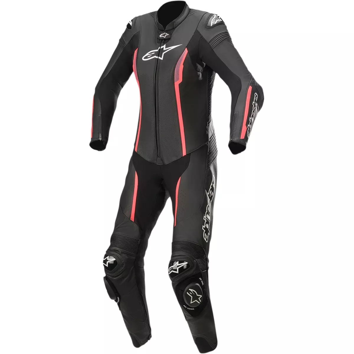 ALPINESTARS Stella Missile v2 1-Piece Leather Suit Black/Pink – US / EU