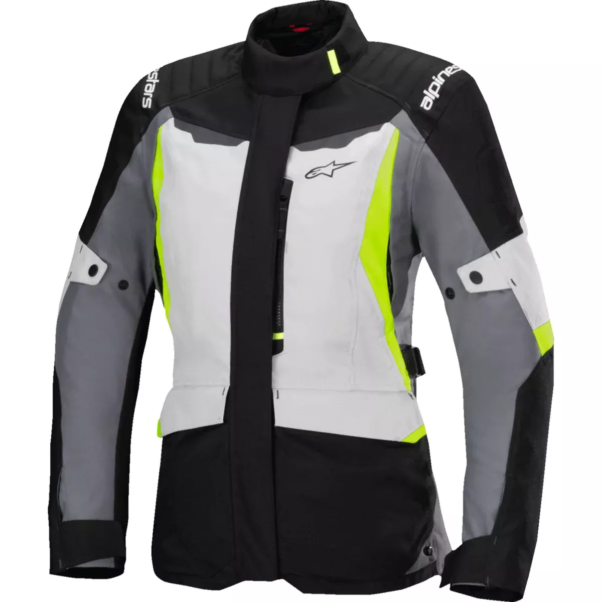 ALPINESTARS Stella ST-1 Waterproof Jacket Ice – Gray/Black/Yellow Fluo