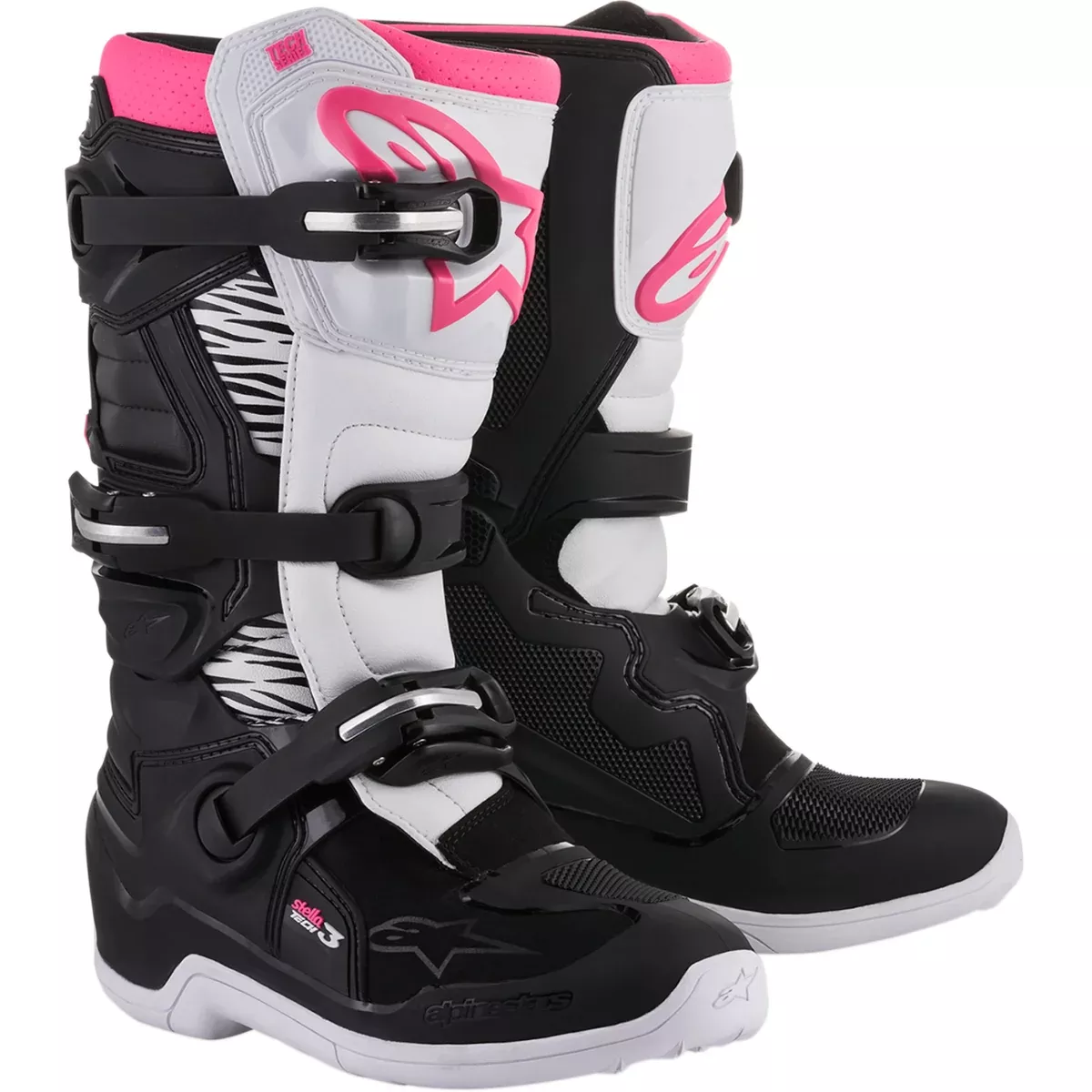 ALPINESTARS Stella Tech 3 Boots Black/White/Pink - US
