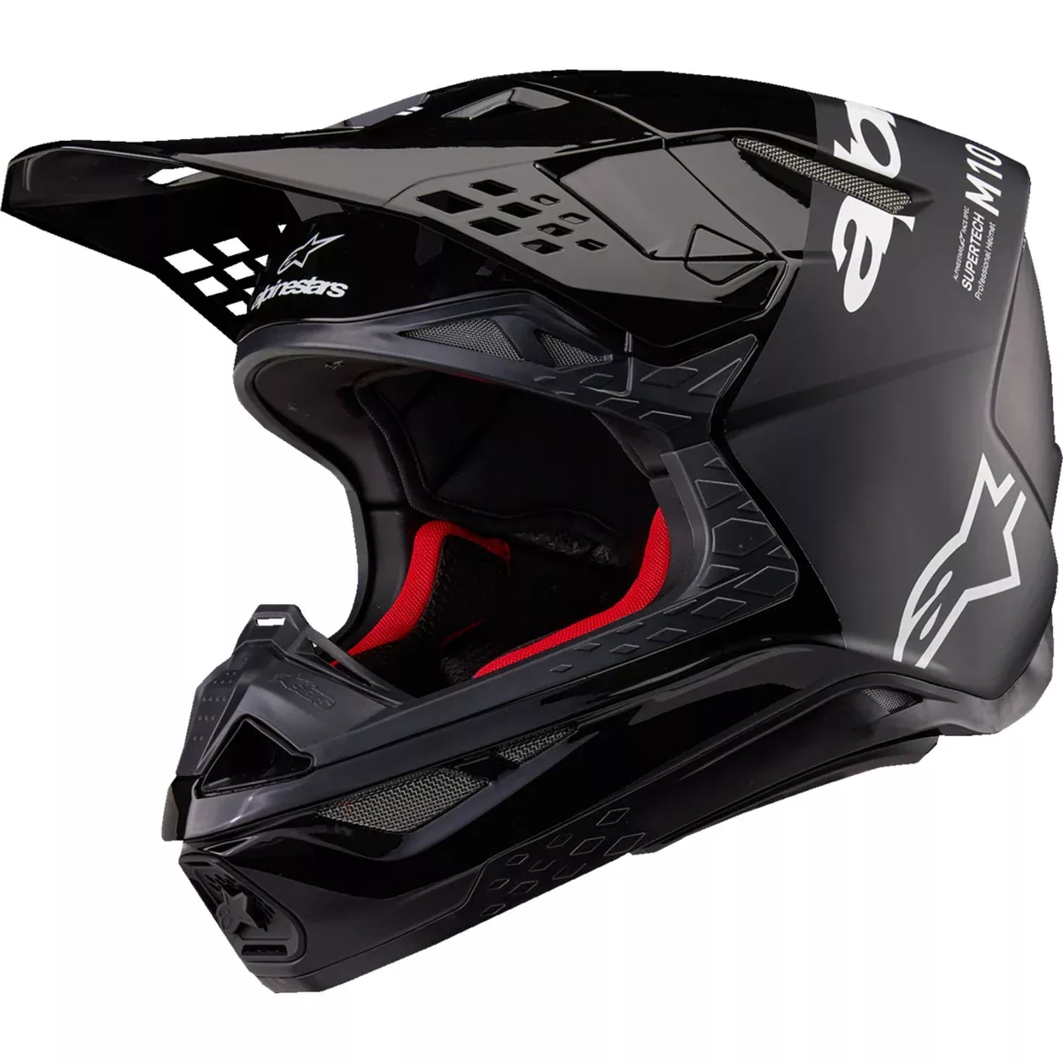 ALPINESTARS Supertech M10 Flood MIPS Helmet – Black/Dark Gray