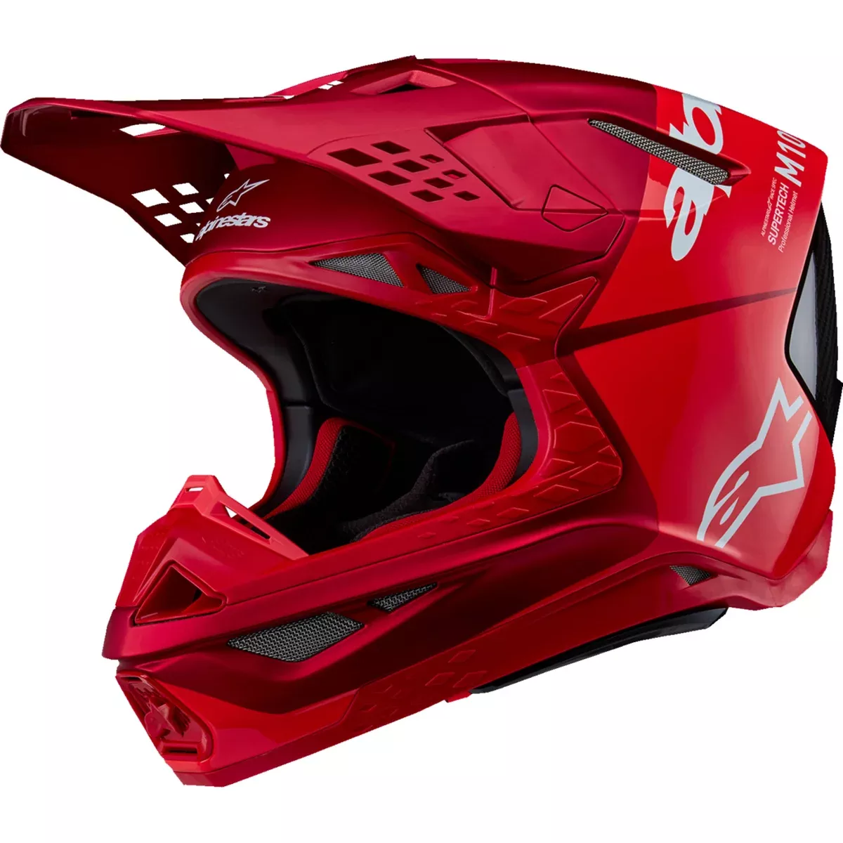 ALPINESTARS Supertech M10 Flood MIPS Helmet – Red Fluo/Red