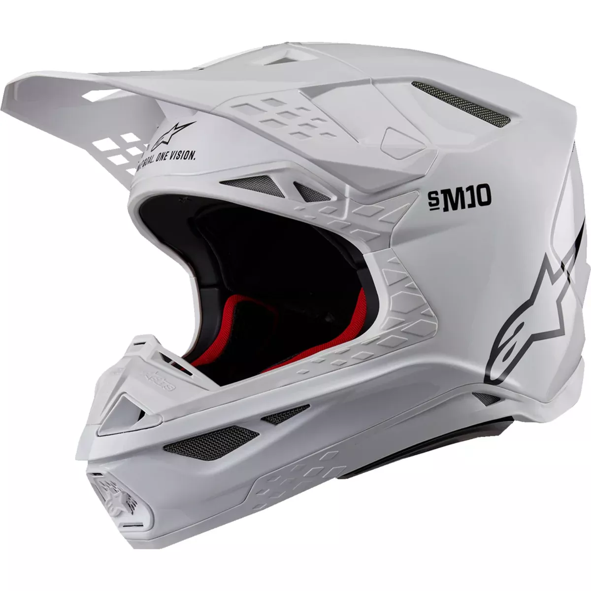 ALPINESTARS Supertech M10 Solid MIPS Helmet – Gloss White
