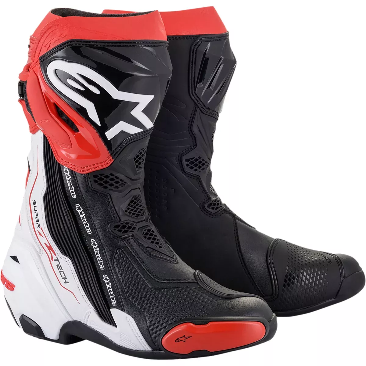 ALPINESTARS Supertech R Boots Black/White/Red – US / EU