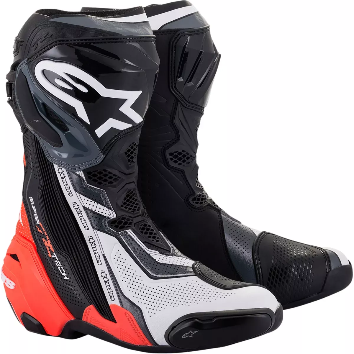 ALPINESTARS Supertech V Boots Black/Red/White/Gray – US / EU