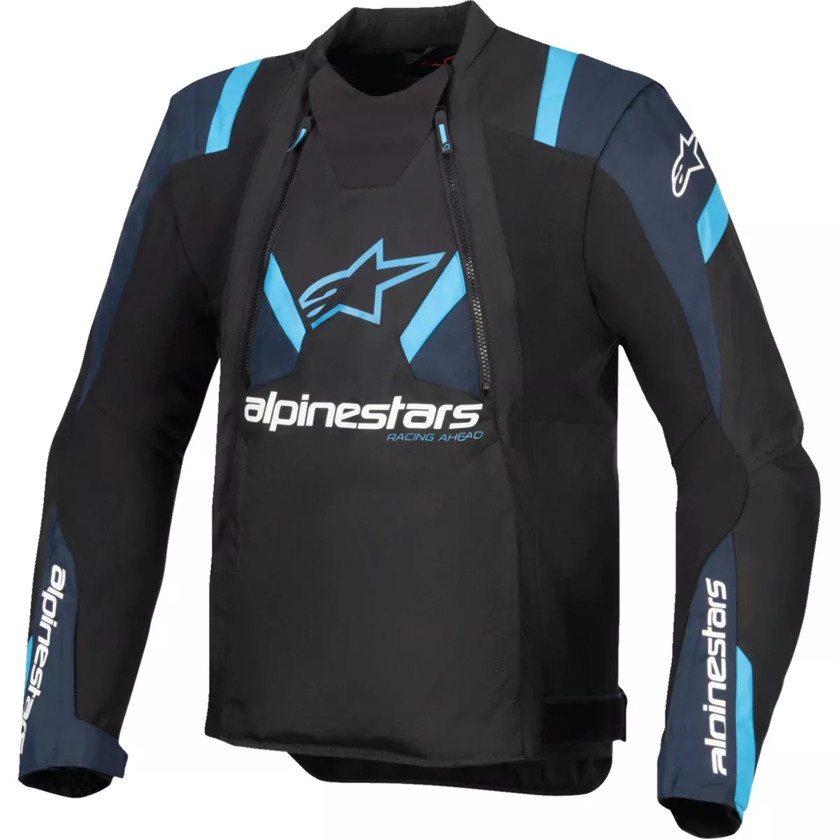 ALPINESTARS T-Stunt Air Jacket Black/Dark – Blue/Blithe Blue