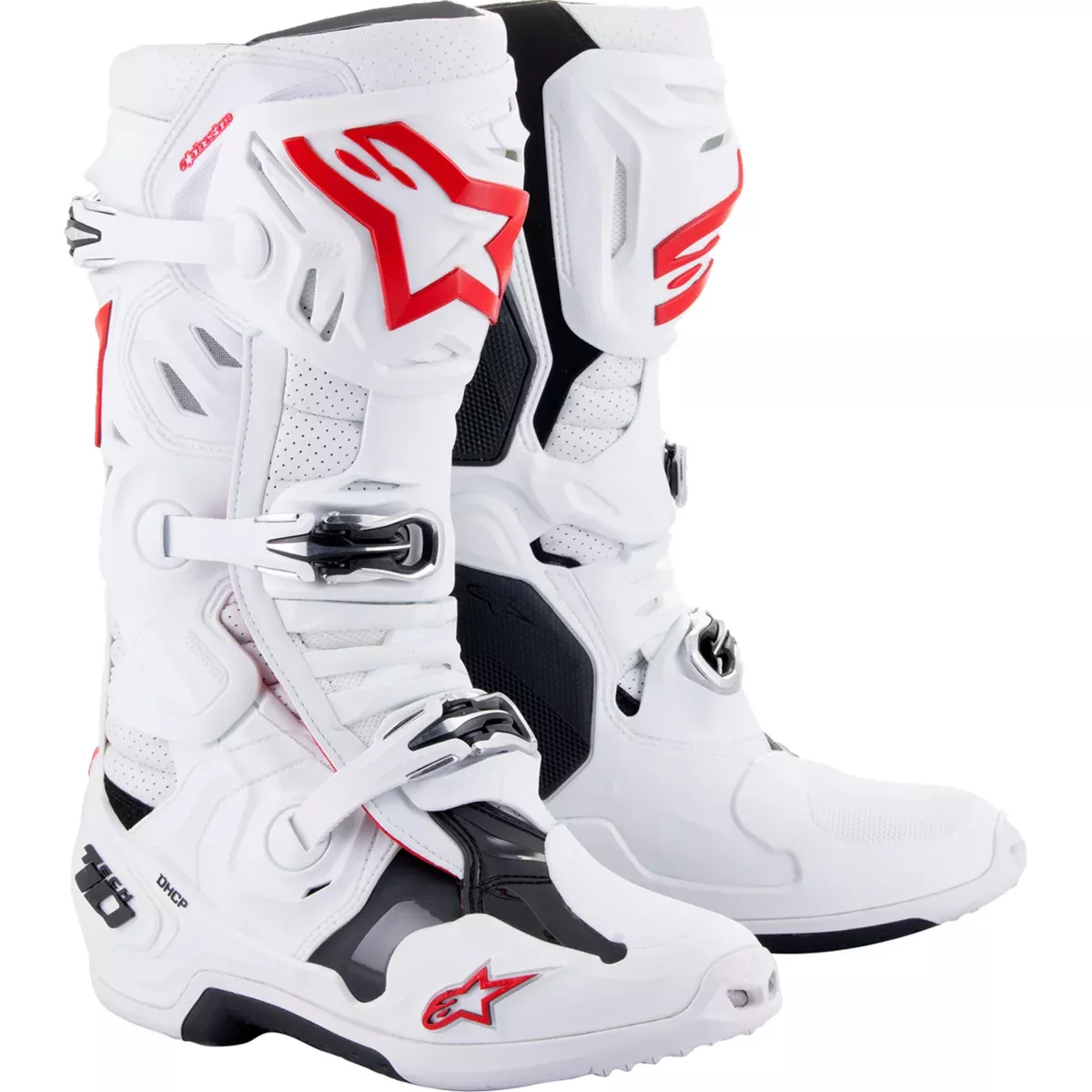 ALPINESTARS Tech 10 Supervented Boots White/Red - US