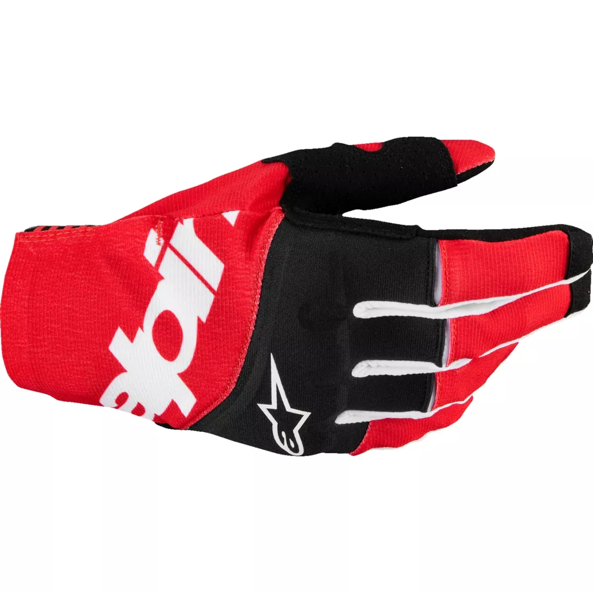 ALPINESTARS Techstar MX Gloves Black/Bright - Red