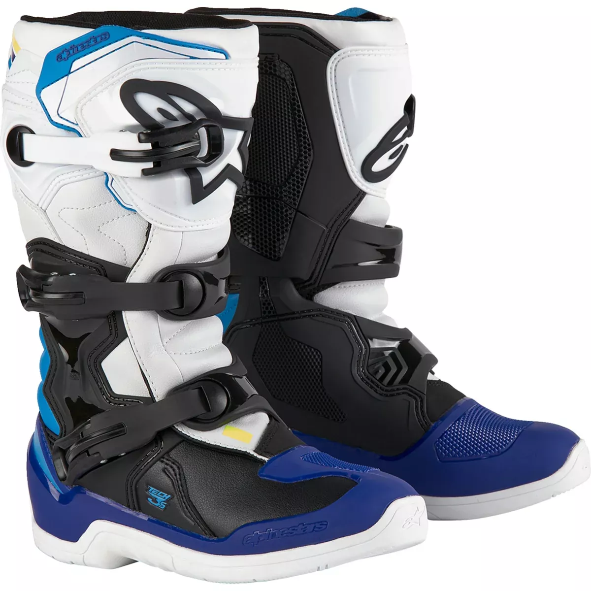 ALPINESTARS Youth Tech 3S Boots — Tech3S - White/Black/Blue US