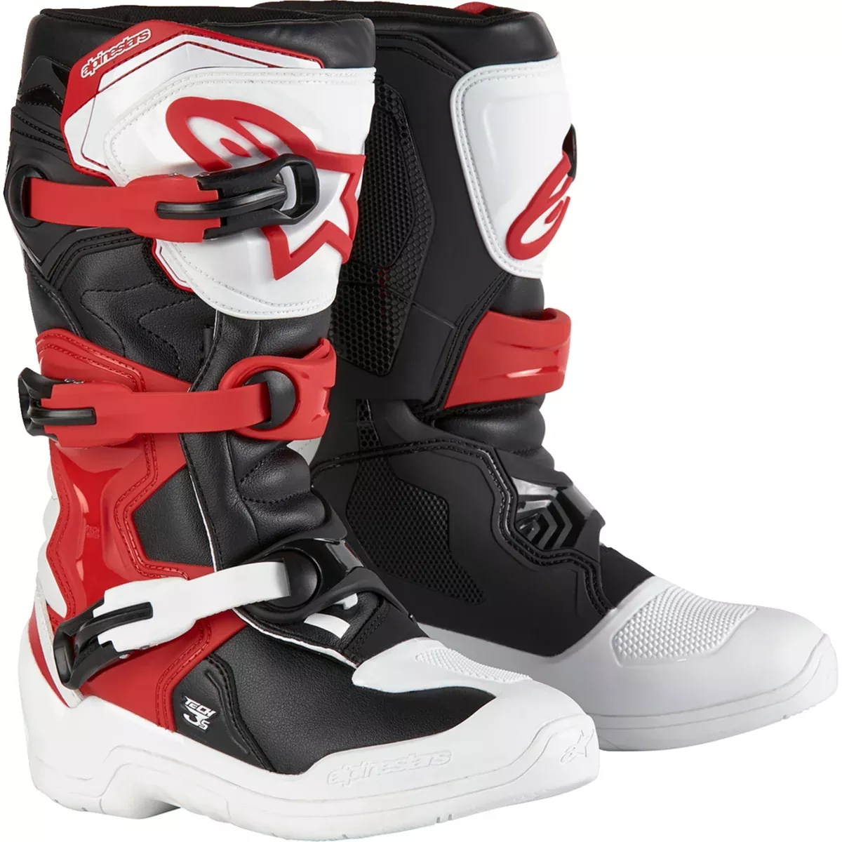 ALPINESTARS Youth Tech 3S Boots — Tech3S - White/Black/Red US