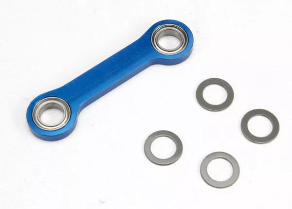 Aluminum Drag Link with Bearings (Blue-Anodized) (Jato)