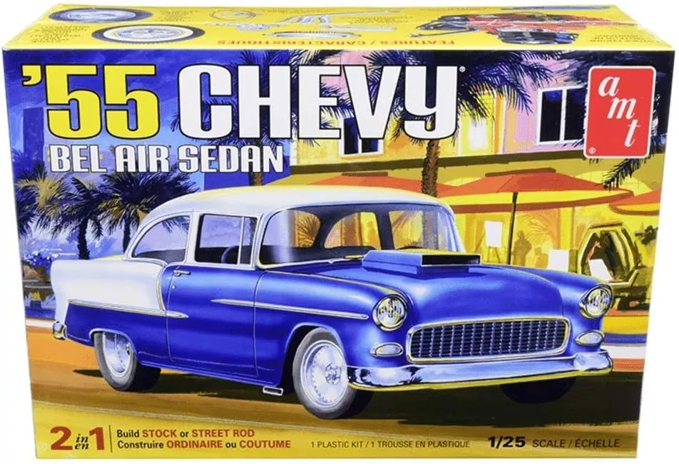 AMT 1955 Chevy Bel Air Sedan1:25 Scale Model Kit