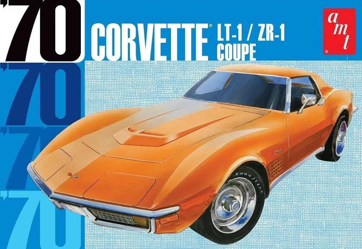 AMT 1970 Chevy Corvette Coupe LT-1 / ZR-1 1:25 Scale Model Kit