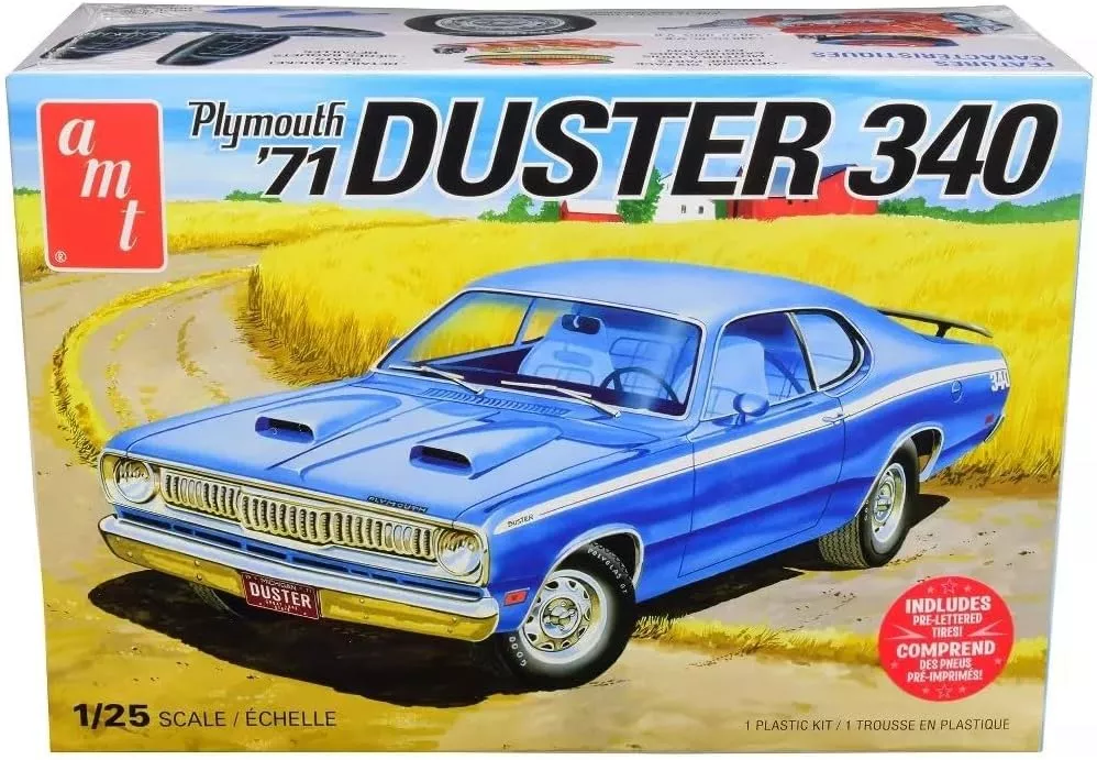 AMT 1971 Plymouth Duster 3401:25 Scale Model Kit