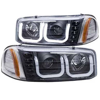 Anzo 111303 Projector U Bar Headlights for GMC Sierra/Yukon/Denali, Pair