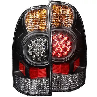 Anzo 311042 Set of 2 Black LED Tail Lights for Toyota Tacoma