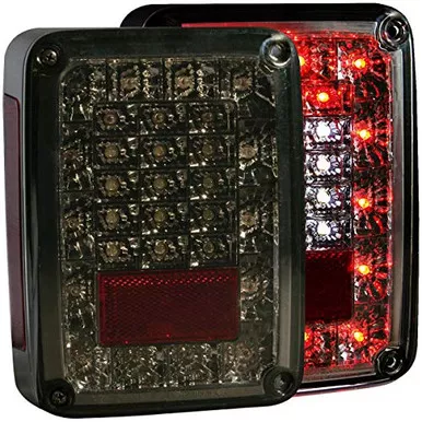Anzo 311203 Smoke LED Tail Light for Jeep Wrangler